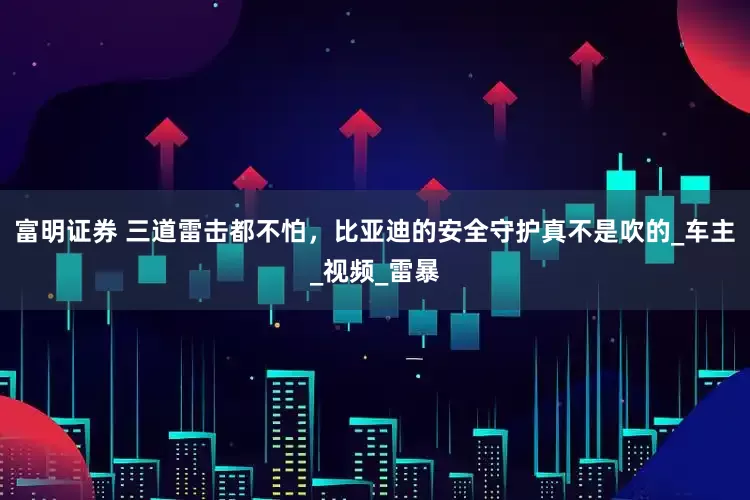 富明证券 三道雷击都不怕，比亚迪的安全守护真不是吹的_车主_视频_雷暴